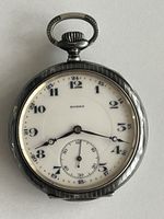 Buren Taschenuhr Circa.1910-1920 800 Silber Tula 50 mm läuft