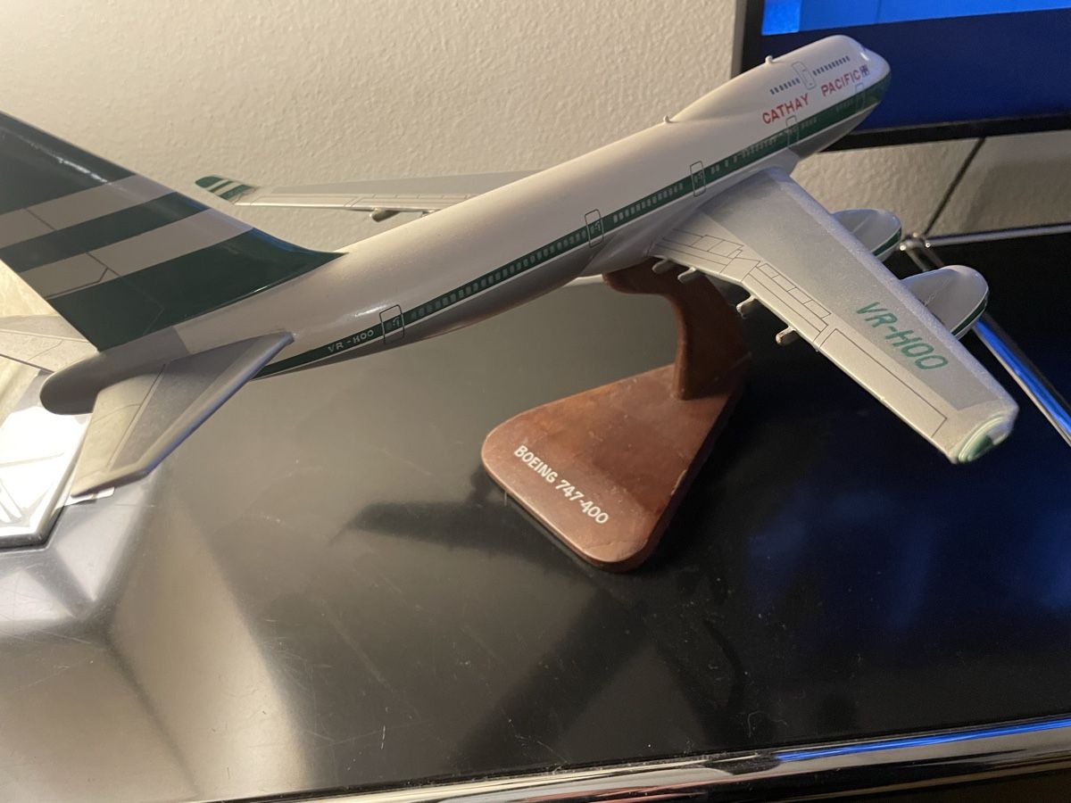Kit di modellismo & Modellini statici: Cathay Pacific Boeing 747 Model – Usato da Zürich venduto da hesails 3