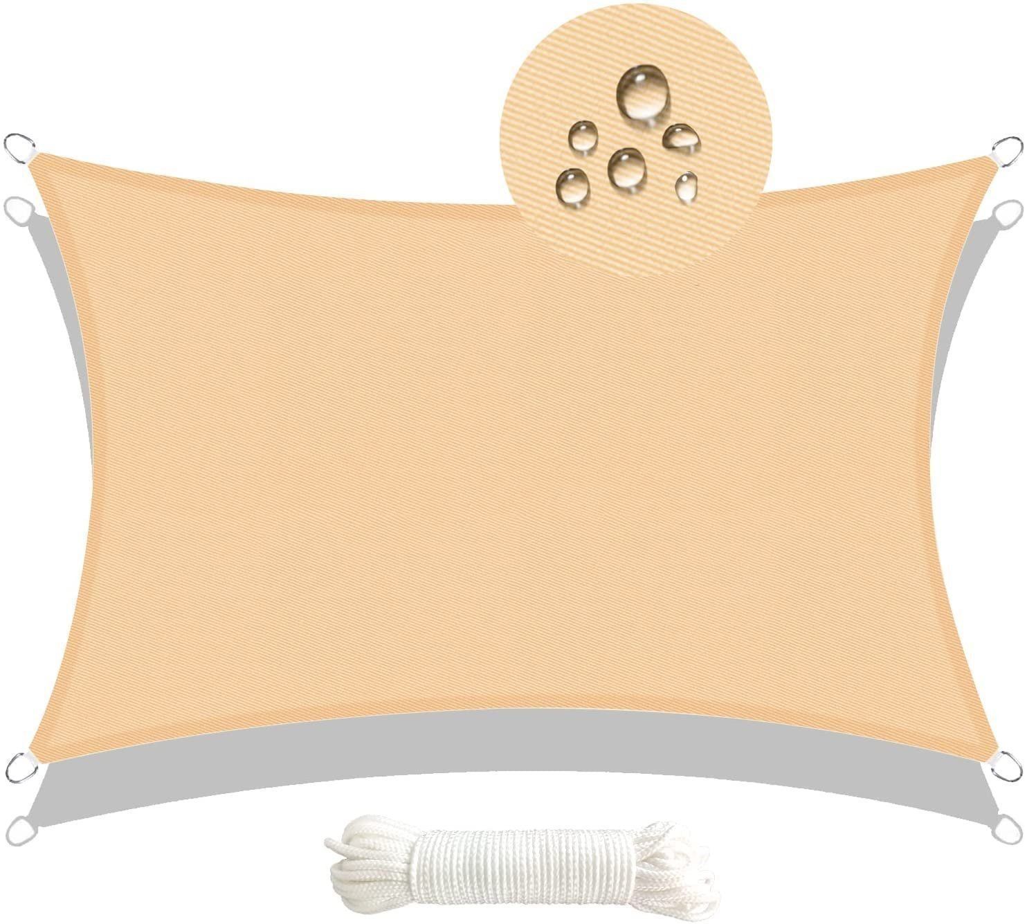 Sonnenschirme: Sonnensegel Rechteckig Sonnendach 2x3m Wasserabweisend Beige – Neu und originalverpackt aus Dörflingen von Nixhub