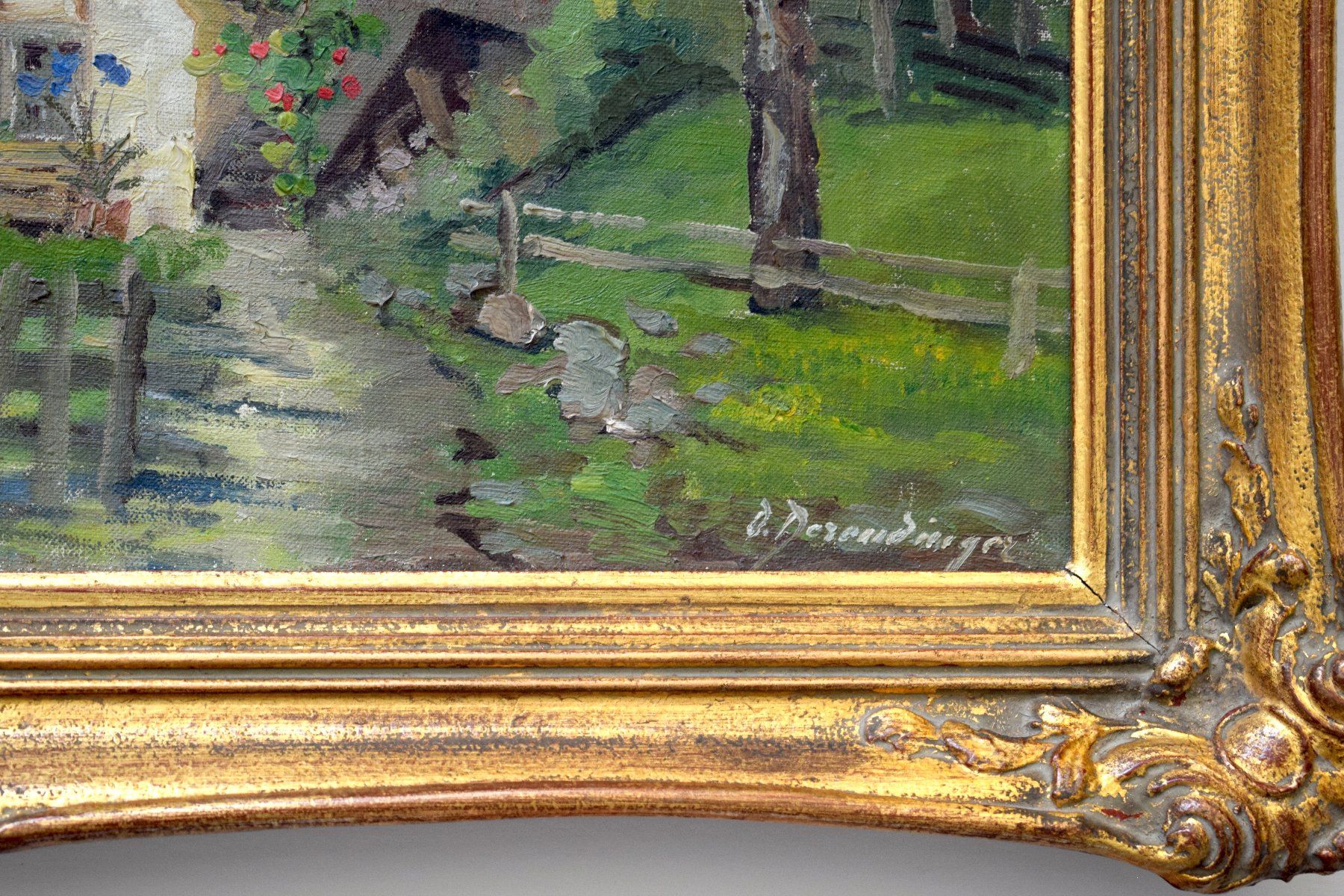 Tableaux: TOP Olga Derendinger-Roux Brienzer Chalet Brienz Bern – D'occasion à Zürich par Kunstvoll 3
