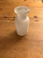GLASFLÄSCHCHEN SANDGESTRAHLT MIT SCHLIFFSTOPFEN 250 ML CHINA
