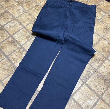 Sisley Pantaloni di cotone-tgS-chic e elegante