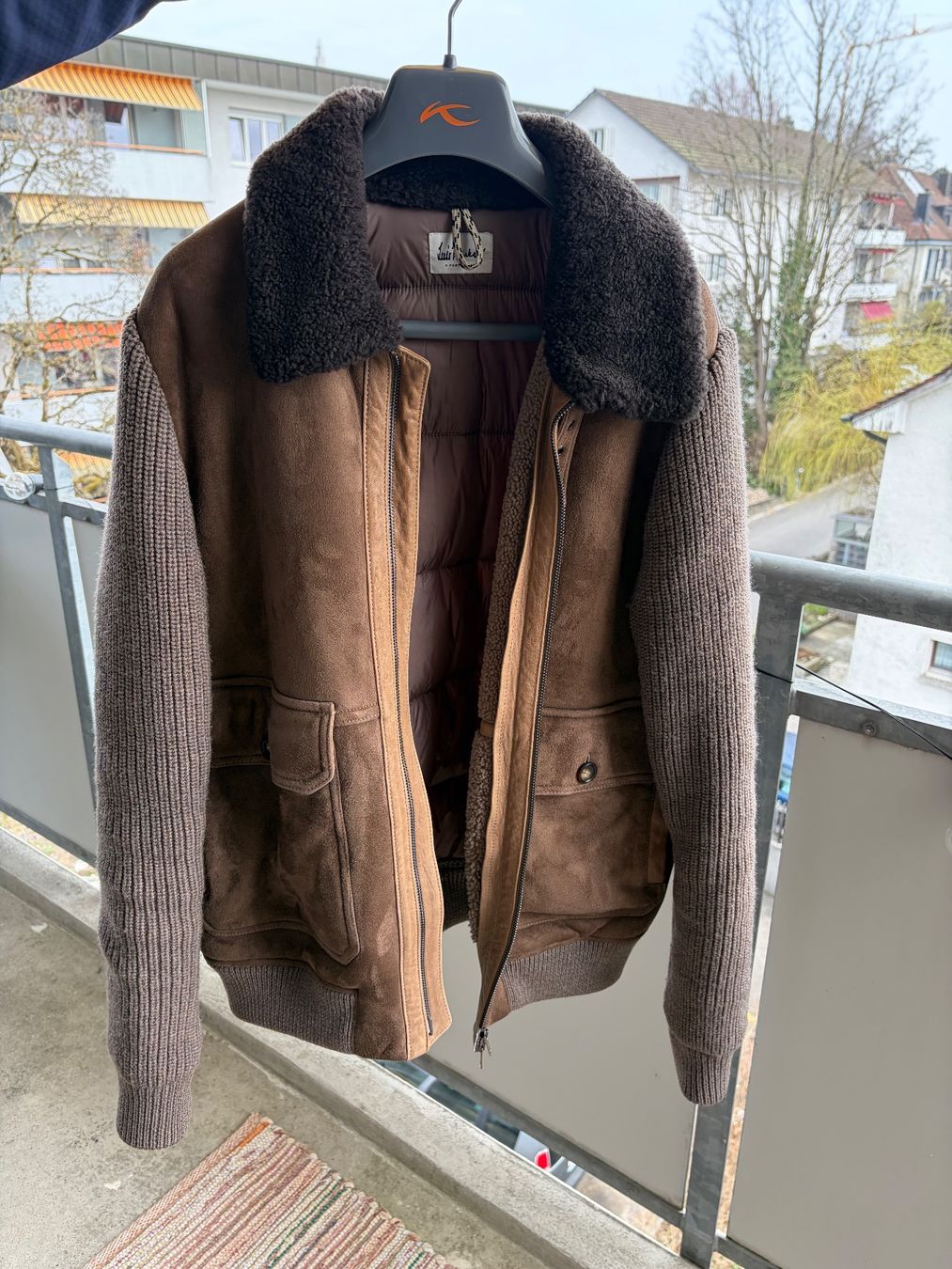 Giacche: Luis Trenker Jacke Lederjacke Wolle Daune – Usato da Neuhausen venduto da Jeff.