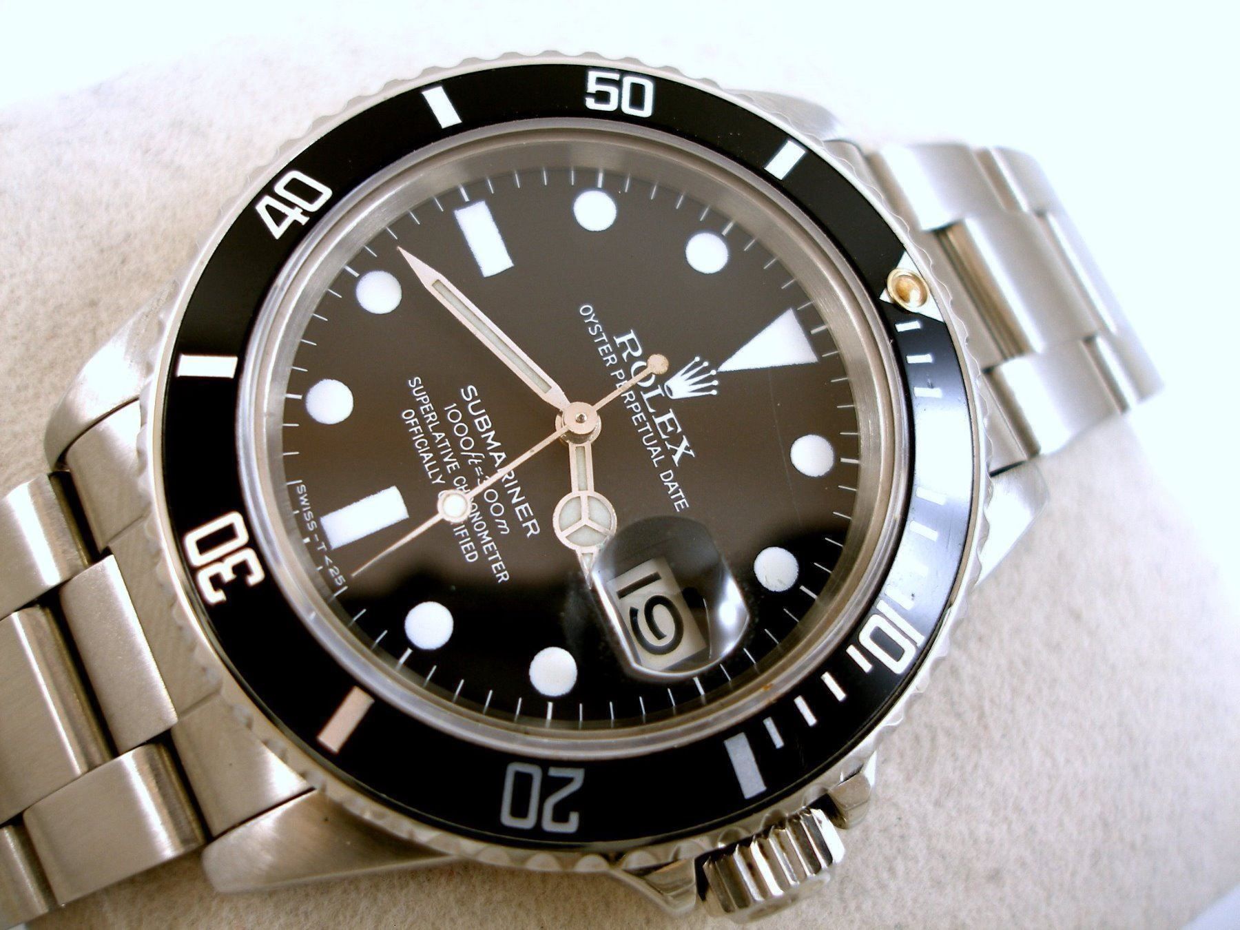 Rolex Orologi: ROLEX SUBMARINER 16800 MATE DIAL 1981 FIRST SAPHIRGLAS – Usato da Zürich venduto da SWISSTIMEARTS-AG 1