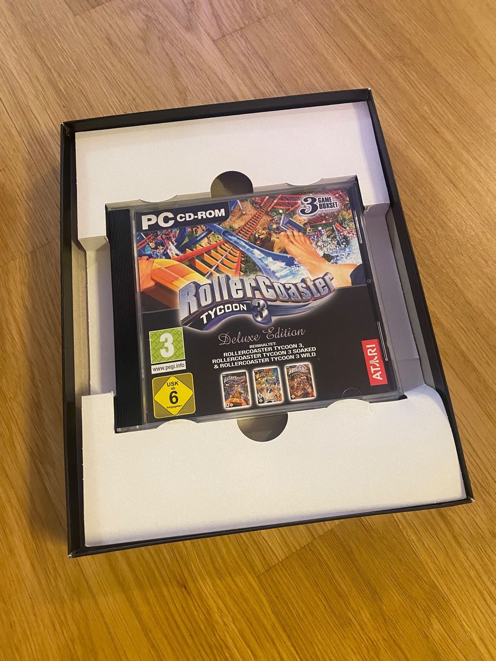 Atari Giochi: Roller Coaster Tycoon 3 Deluxe Edition in OVP – Usato da Herisau venduto da Seyashop1 2