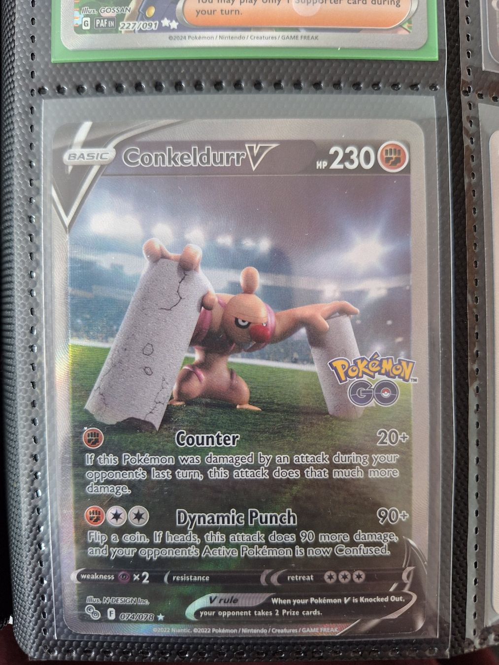 Pokémon Carte collezionabili: Conkeldurr V - Special Rare – Usato da Altstätten SG venduto da GGsGameshop