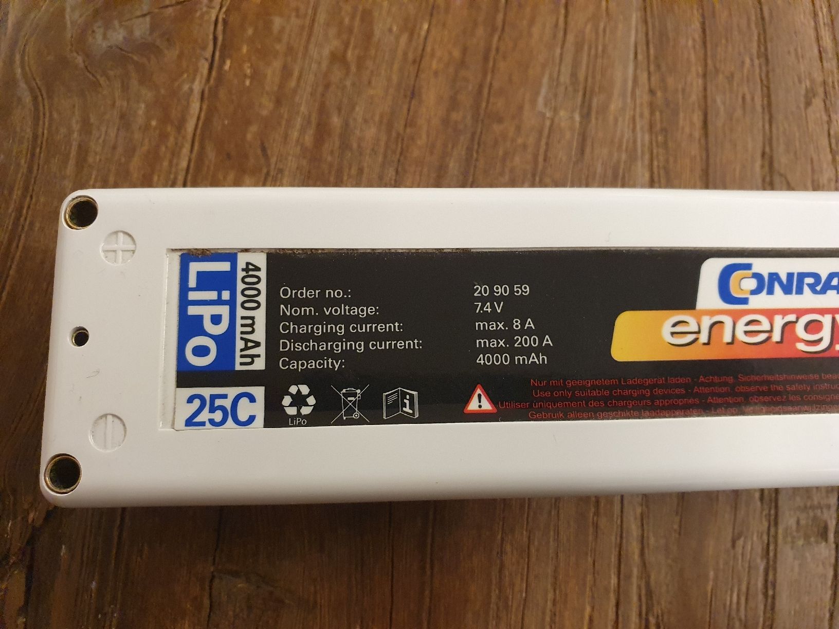Batterie, Caricabatterie & Alimentatori: LIPO 2S 4000mAh – Usato da Pfäffikon ZH venduto da Domdalion 1