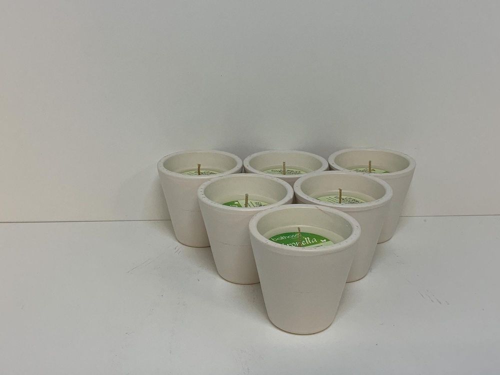 Citronella Kerzen im Tontopf 6 Stk. | Kaufen auf Ricardo