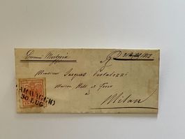 Brief Kuvert mit Brief, Giovanni Mottiggià, 31 Juli 1853