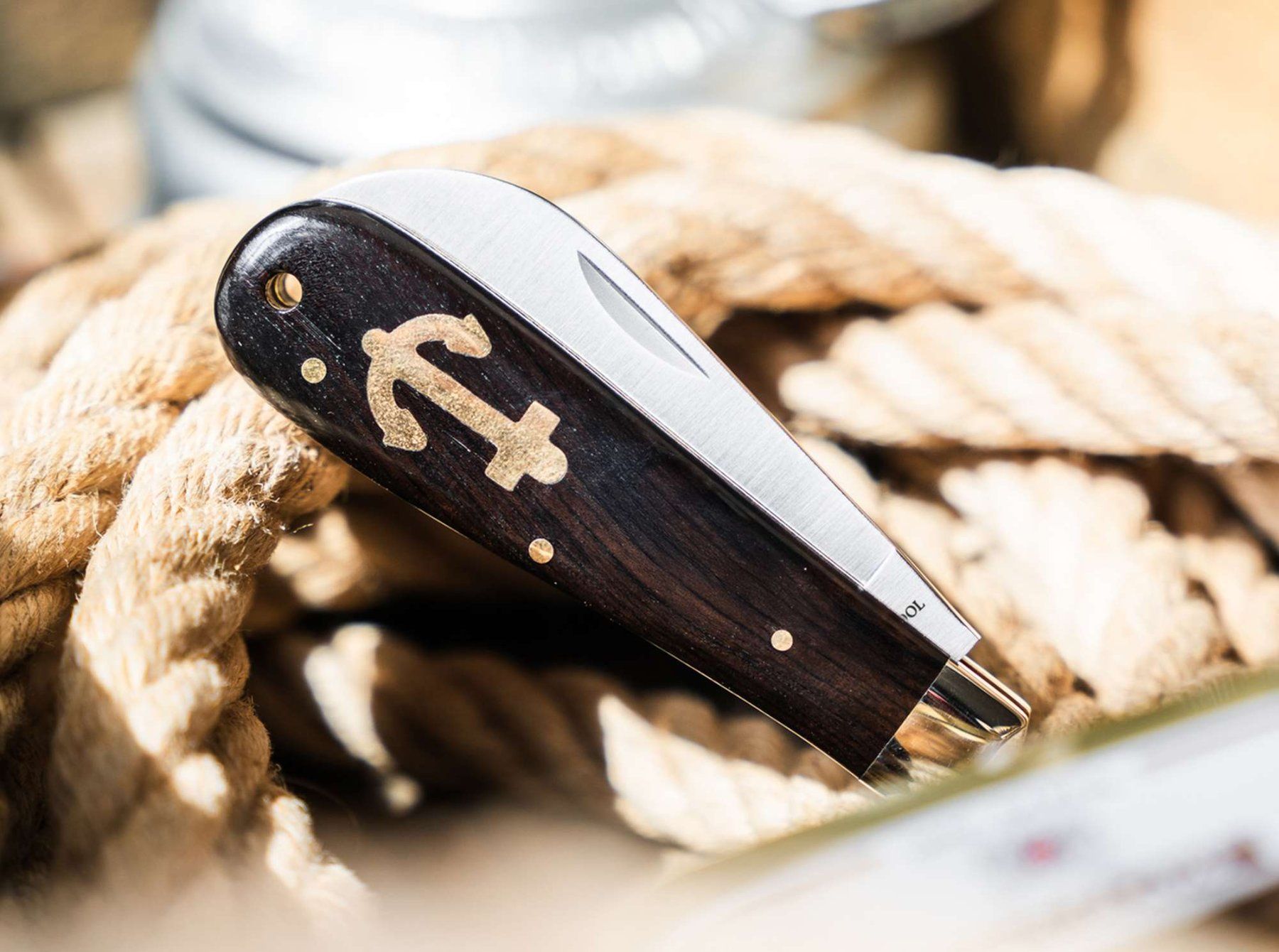 Posate: History Knife & Tool Anchor Knife – Nuovo e nell'imballaggio originale da Aadorf venduto da musur68 2