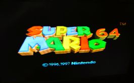 Nintendo 64 - Super Mario 64 !