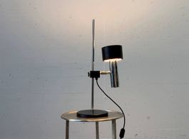 Tischleuchte im industriellen Stil mit einem Spott, 1970er