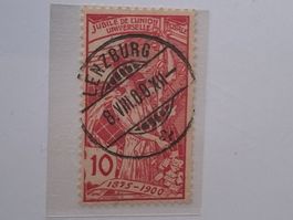 Voll⨀ LENZBURG auf UPU 1900 78B
