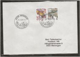 SWITZERLAND cover CDS 6235 Winikon 24.04.89 (K1212)