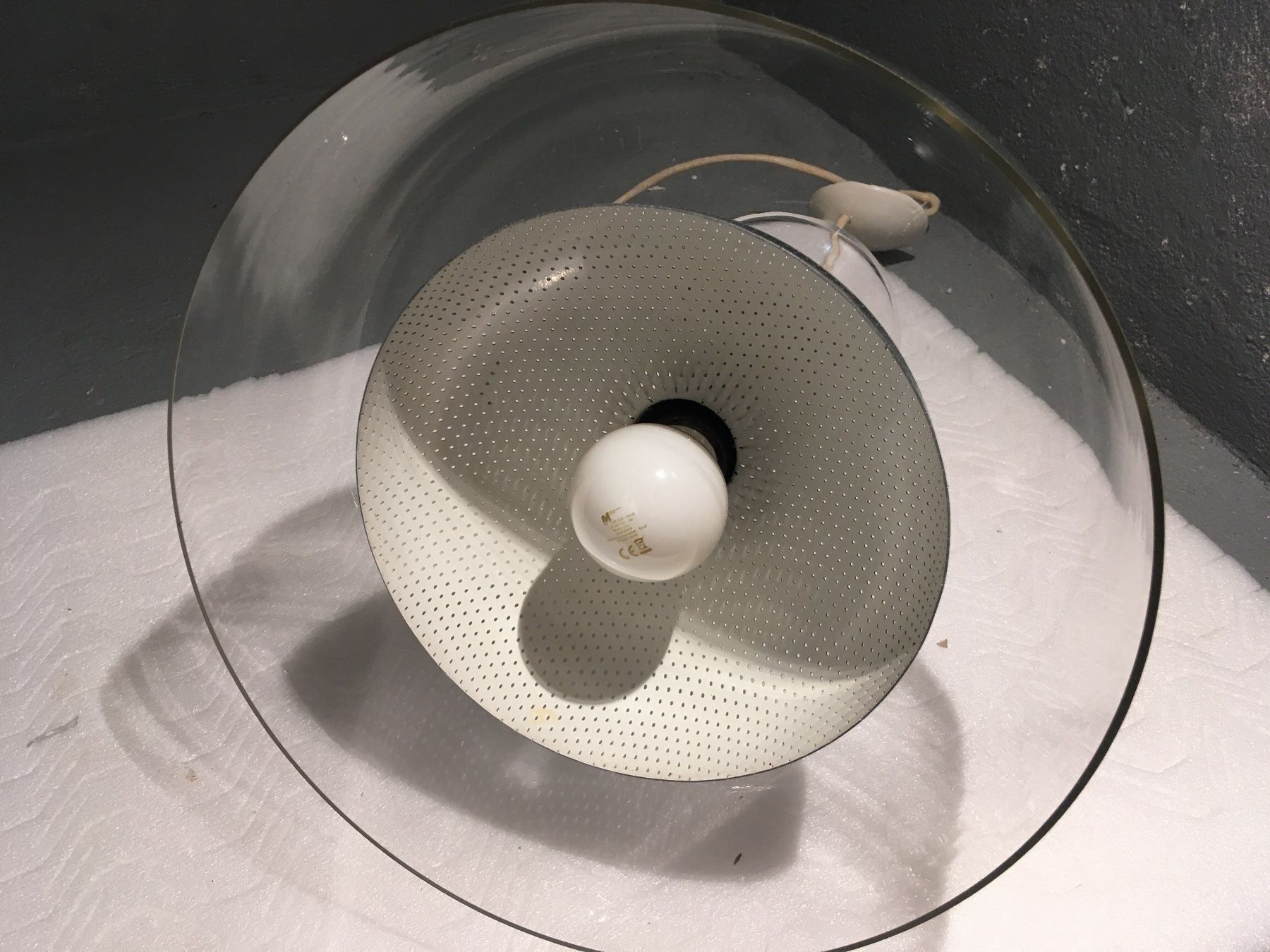 Lampade: Suspension verre chromé Anders Pehrson – Usato da Vernier venduto da Leandro055 5