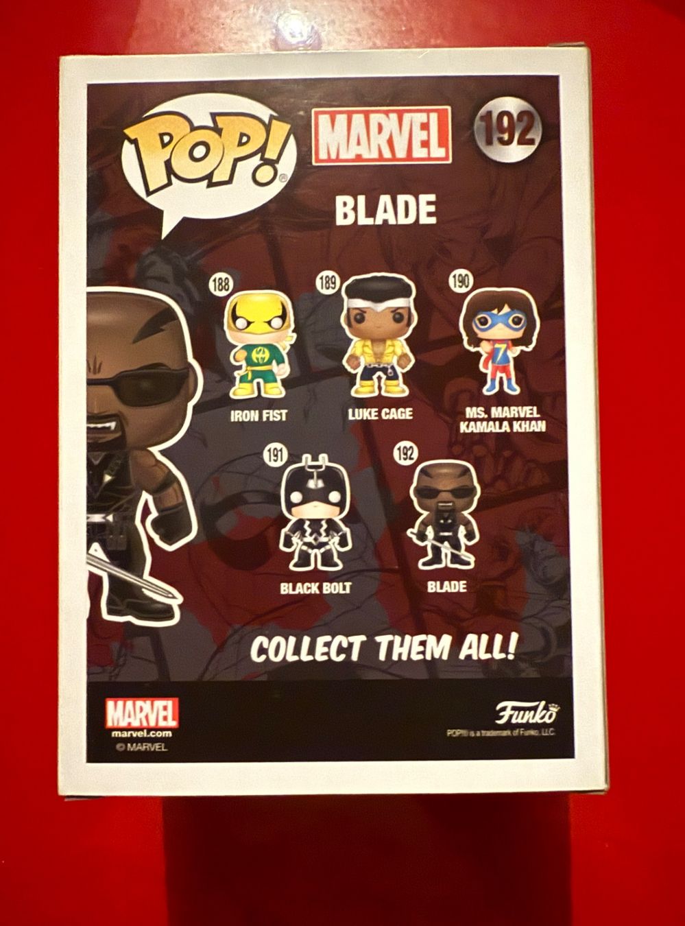 Funko Statuette: Funko Pop! Blade - Marvel – Nuovo e nell'imballaggio originale da Moudon venduto da CollectorGeek 2