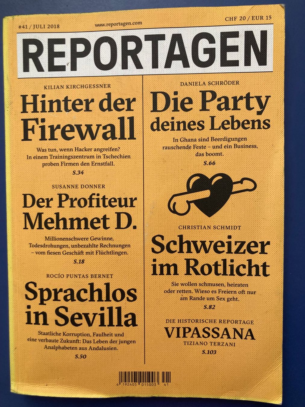 Riviste & Magazine: Reportagen 41 – Usato da Bern venduto da sabah62