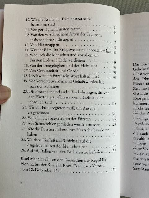 Libri: Buch: N. Machiavelli; Der Fürst – Usato da Basel venduto da Bayo 4