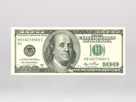 Falsche Dollar Note Dekoration Set