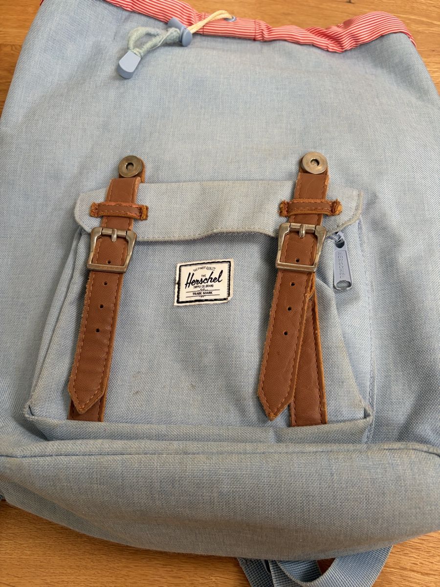Herschel Zaini: Herschel Rucksack Türkis – Usato da Winterthur venduto da fro84 1