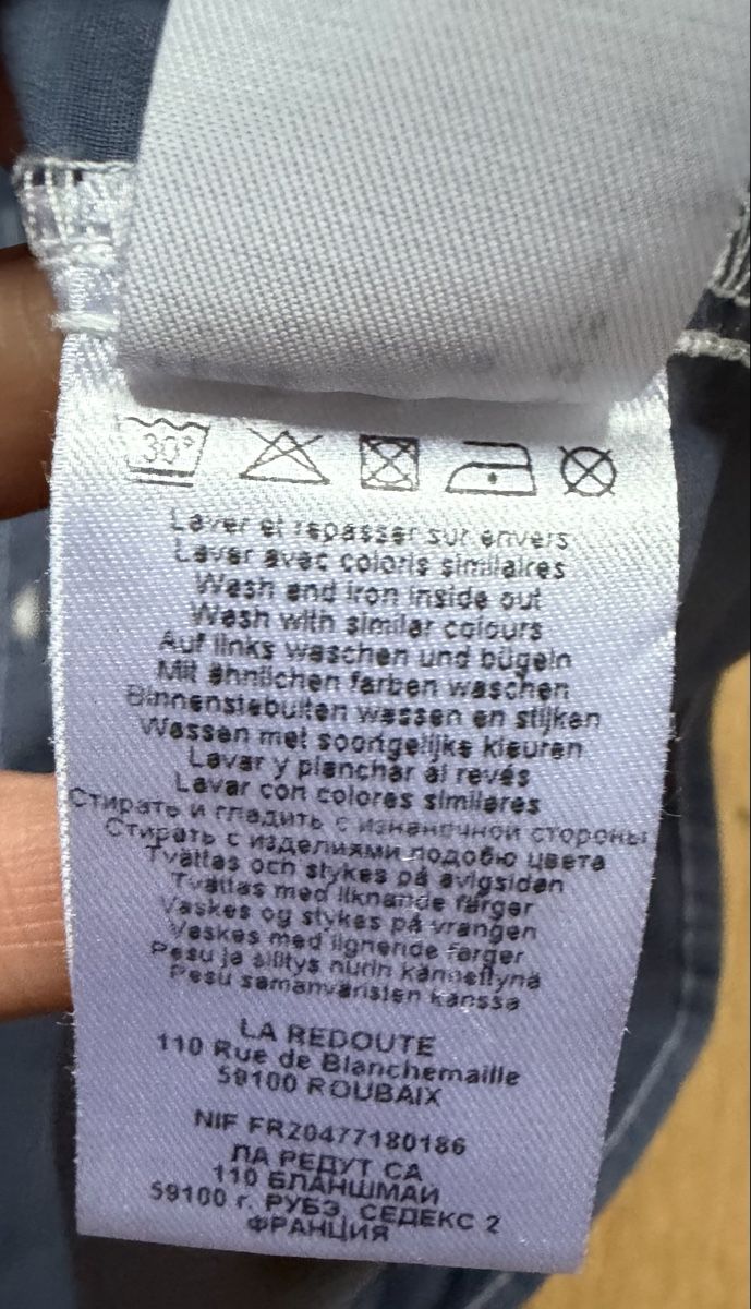 La Redoute Camicette: NEU La Redoute Oversize Hemdbluse Blau 42 – Nuovo (secondo la descrizione) da Zürich venduto da dta_k2q9 4