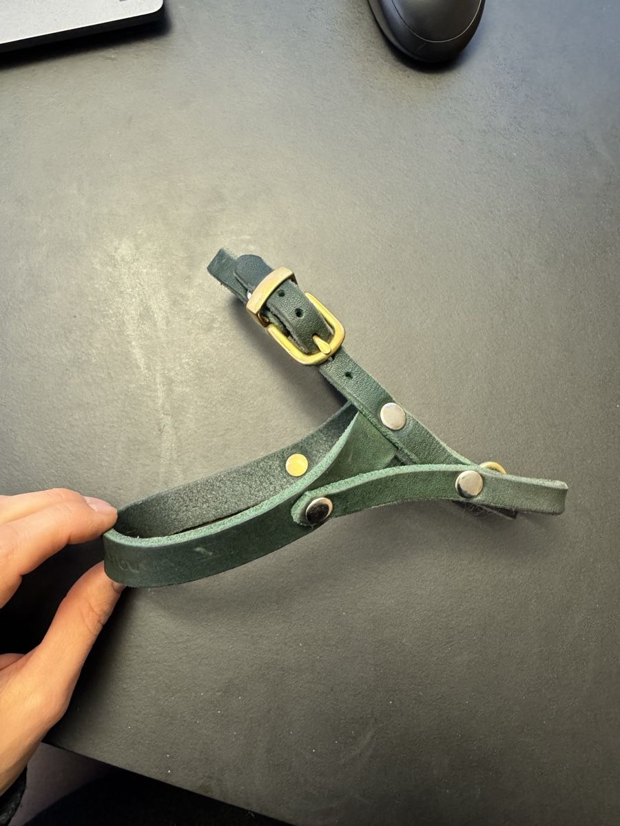 Guinzagli & Collari: Molly & Stitch XS dog harness LEDER HUNDE GESCHIRR – Usato da Zürich venduto da gva_r9gs 3