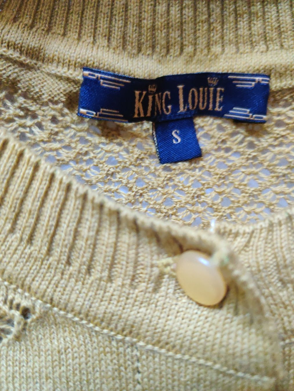 King Louie Giacche: King Louie Cardigan S – Nuovo (secondo la descrizione) da dornach venduto da morgenrot2000 3