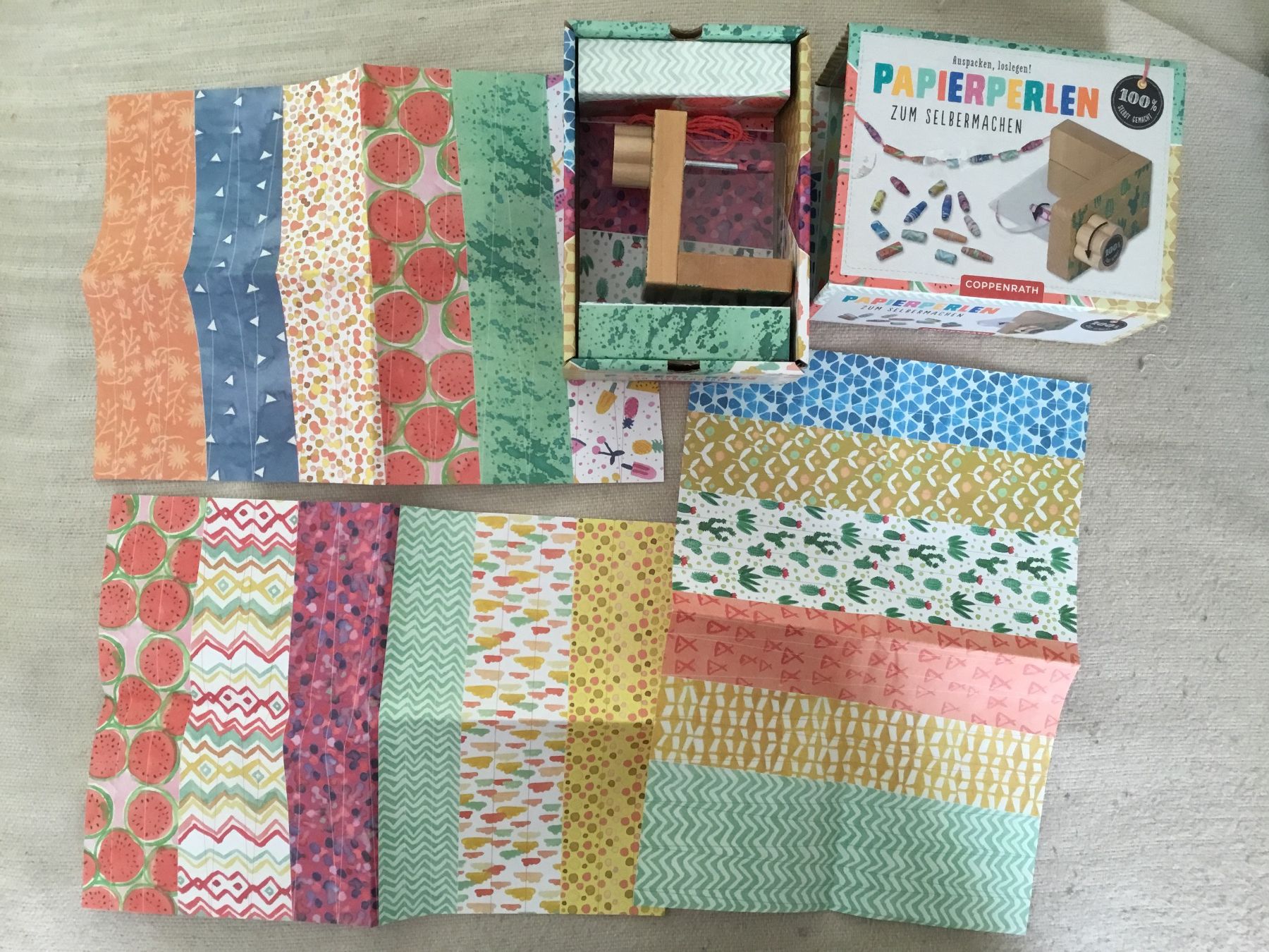Kit bricolage: 2 Bastelset,Papierperlen selber machen,Freundschaftsbändchen – Usato da Diessenhofen venduto da quinto9 4