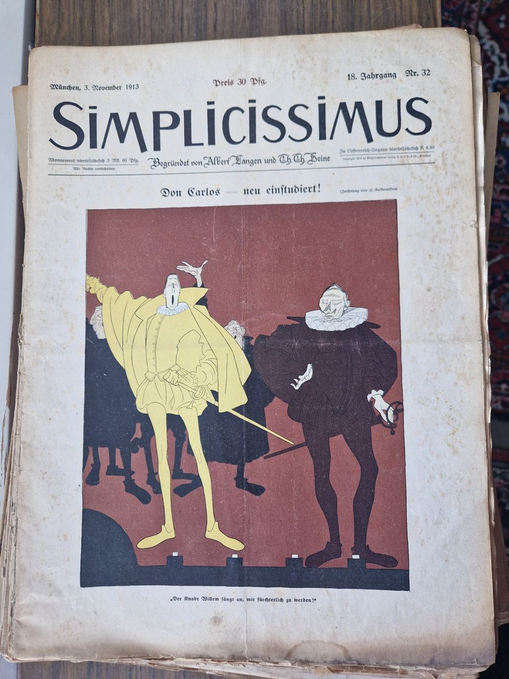 Zeitschriften & Magazine: Simplicissimus Satirezeitschrift 1910 – Gebraucht aus Mörschwil von aik_x8mc 8