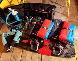 Komplettes CrazyFly Kitesurf-Set 9m+12m - sehr guter Zustand