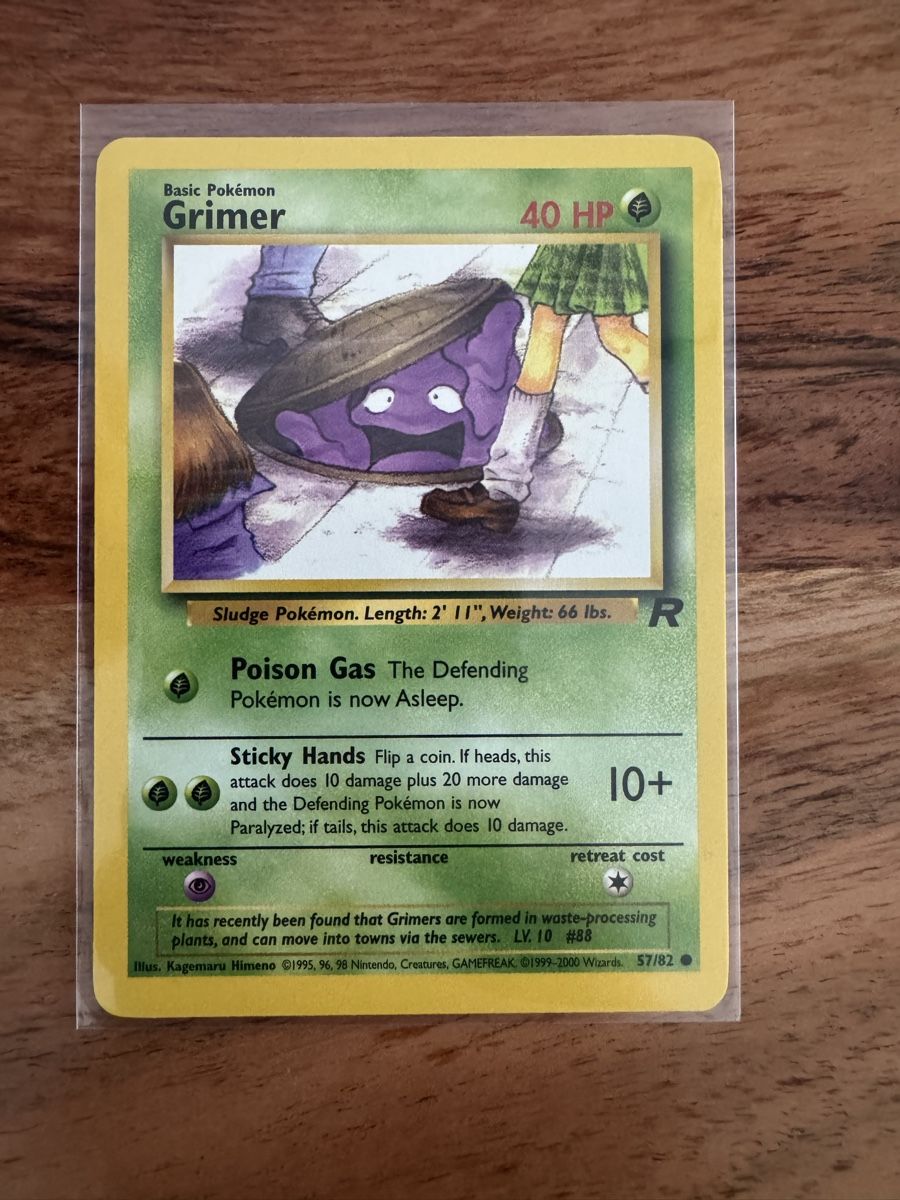 Pokémon Carte collezionabili: Grimer - Team Rocket WOTC 1999 - 57/82 – Usato da Zürich venduto da mbu_z9ch
