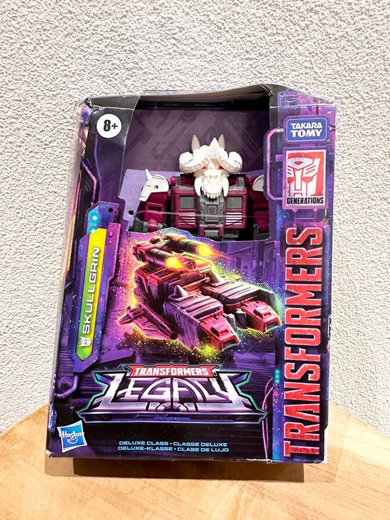 Figurine Transformers Legacy Deluxe Skullgrin Hasbro 14 Cm - Neuve Sous Blister