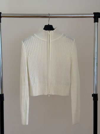 H&M Strickjacke mit Zwei-Wege-Reissverschluss