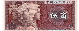 China 5 Jiao 1980 P-883b UNZ