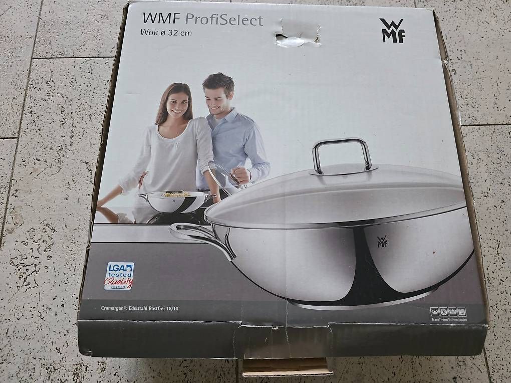 WMF Padelle: Wok mit Deckel – Nuovo (secondo la descrizione) da Bünzen venduto da Floh99