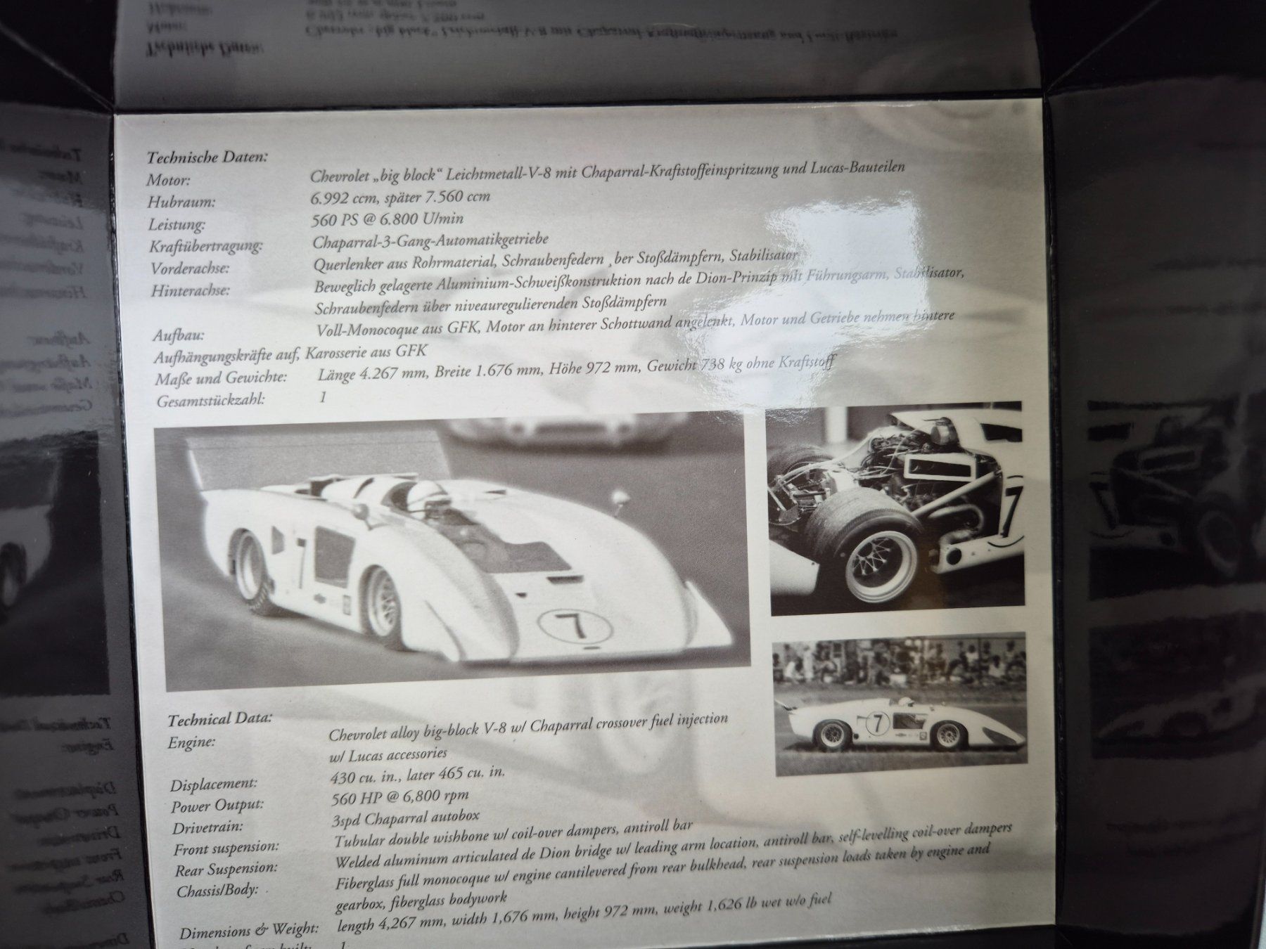 Modellautos: Chaparral 2H. 1969  J.Surtess – Neu (gemäss Beschreibung) aus Oberbuchsiten von laffite54 3