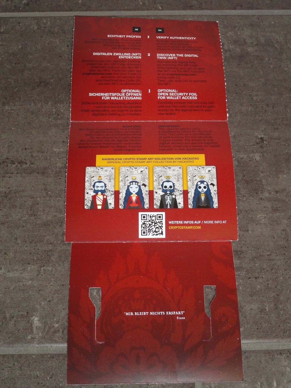 HACKATAO Crypto Stamp Art Österreich: KAISER FRANZ IN BLAU (Neu (gemäss  Beschreibung)) in Dagmersellen für CHF 50 – mit Lieferung auf Ricardo kaufen