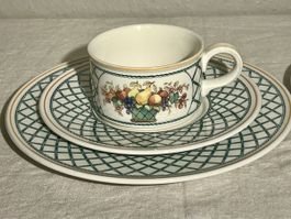 Service tête à tête Villeroy&Boch Basket porcelaine