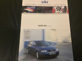 Audi A3 2001/2002 Verkaufsprospekt Original Zubehör 24 S.