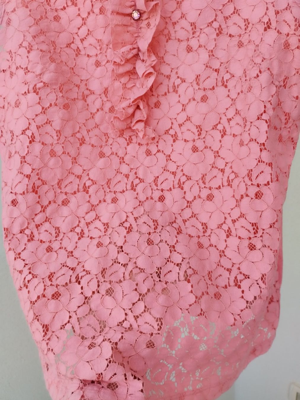 Tops: MAX&Co. Spitzentop Gr. S, lachsfarben, neuwertig – Gebraucht aus Paradiso von byrek 3
