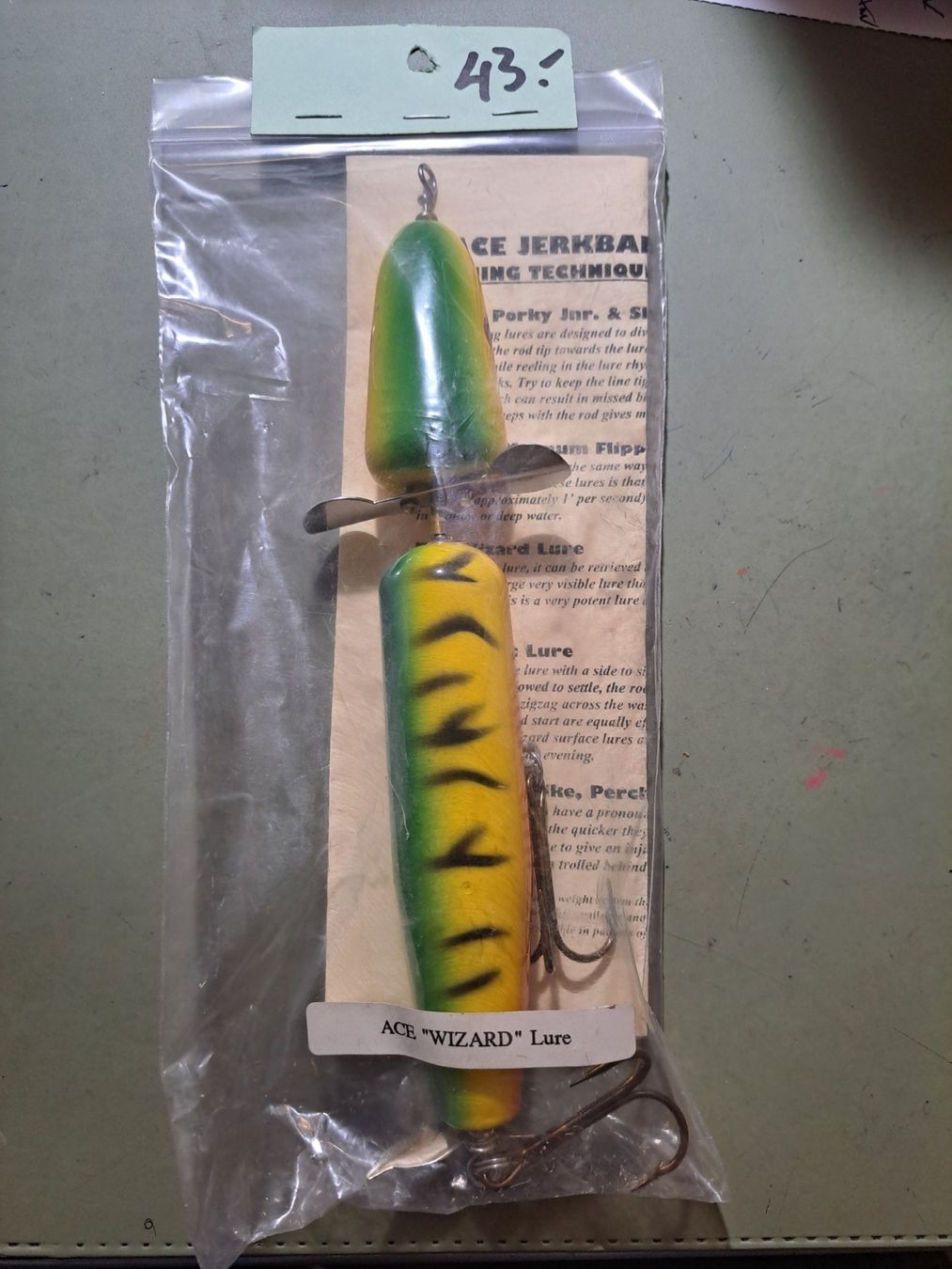 Köder: Ancien leurre Ace Wizard antik Koeder – Neu und originalverpackt aus Fribourg von versus702 3
