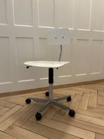Chaise de bureau Engelbrechts KEVI Design, blanche, bois 