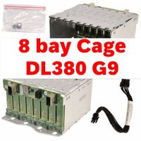 HP DL380 Gen9 8x SFF Drive Cage+Backplane+Kabel  747592-001