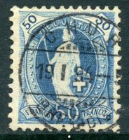 Zst 70 C mit Vollstempel von Chur 19.I.94