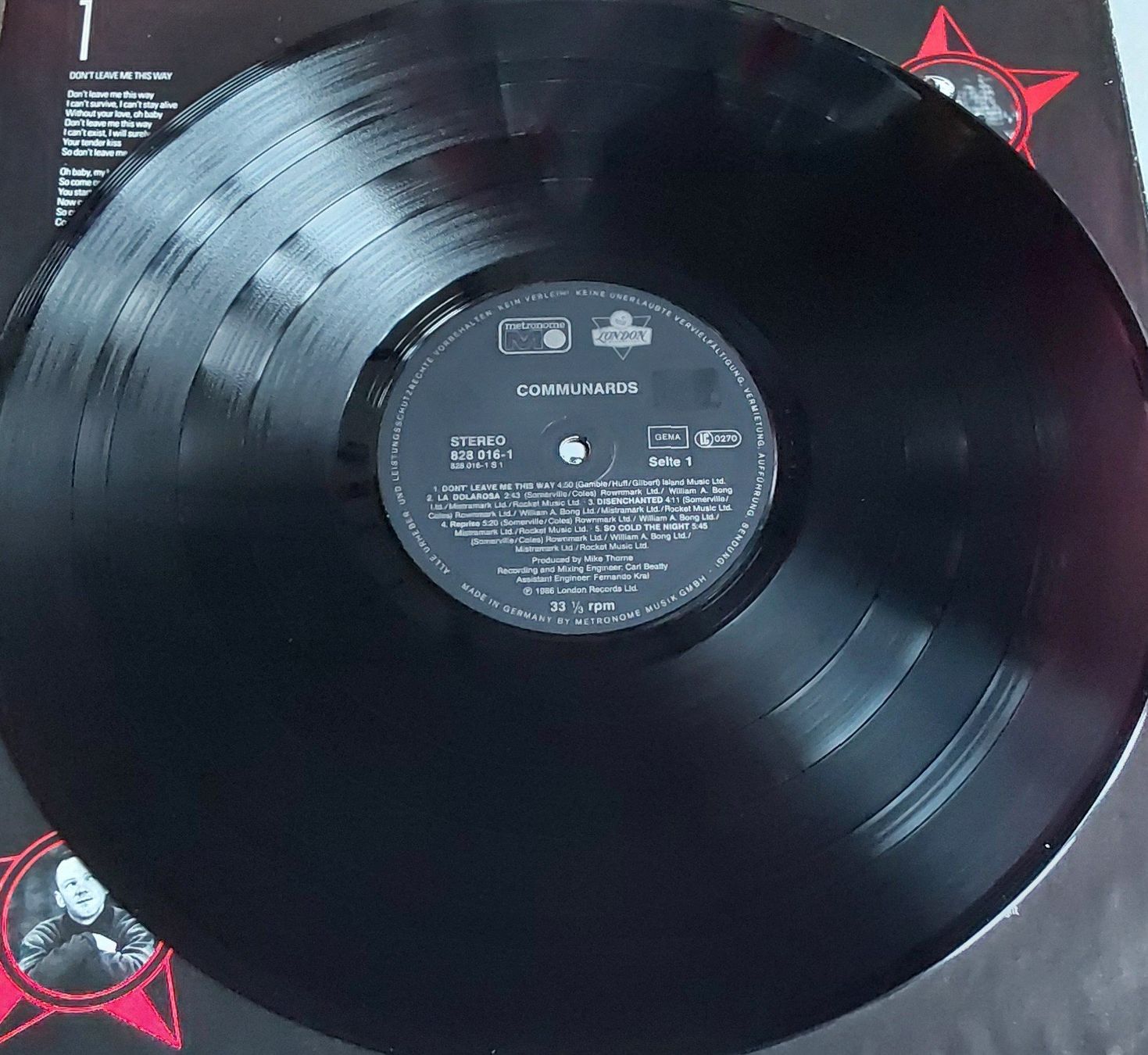 Vinyles: Vinyl LP  - The Communards - Ger 86 - VG+ – D'occasion à Villeret par Fil11 2