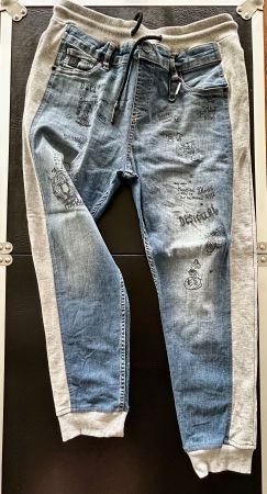 DESIGUAL Designer Jeans-Jogginghose, Gr. 32 TOP cool wie neu