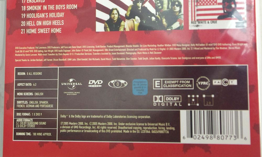 Mötley Crüe Greatest Video Hits (2005) Kaufen auf Ricardo