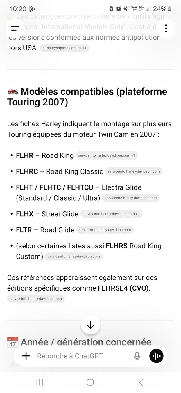 Harley-Davidson Sistemi di scarico: Échappements Harley-Davidson – Usato da Le Locle venduto da CHEGUA 4