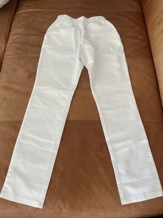 Weisse Arbeitshose von Clinic Dress, Gr. S, NEU