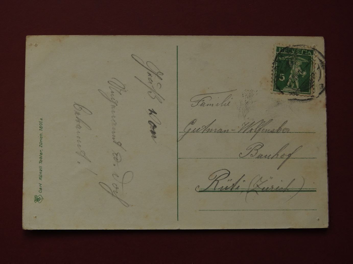 Cartes postales: AK von  Lichtensteig – D'occasion à Rain par 999-800-K 1